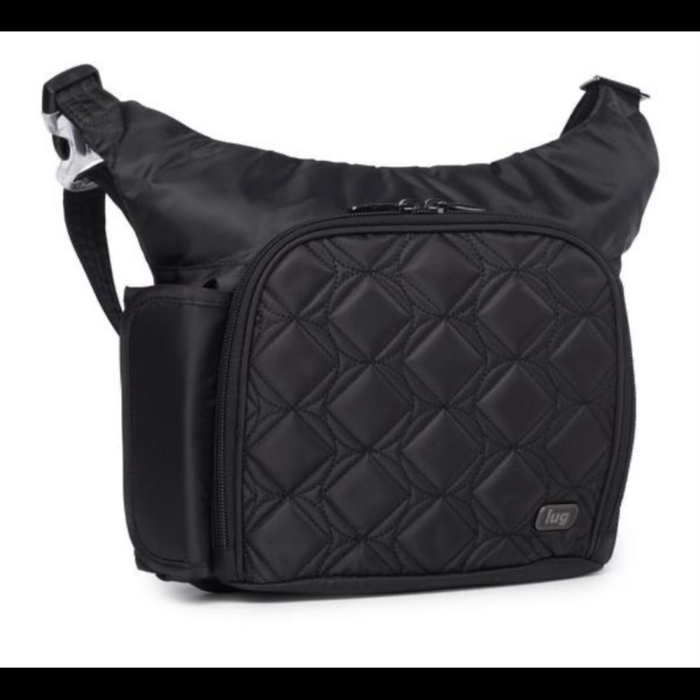 Fairly used Lug sidecar crossbody bag in black